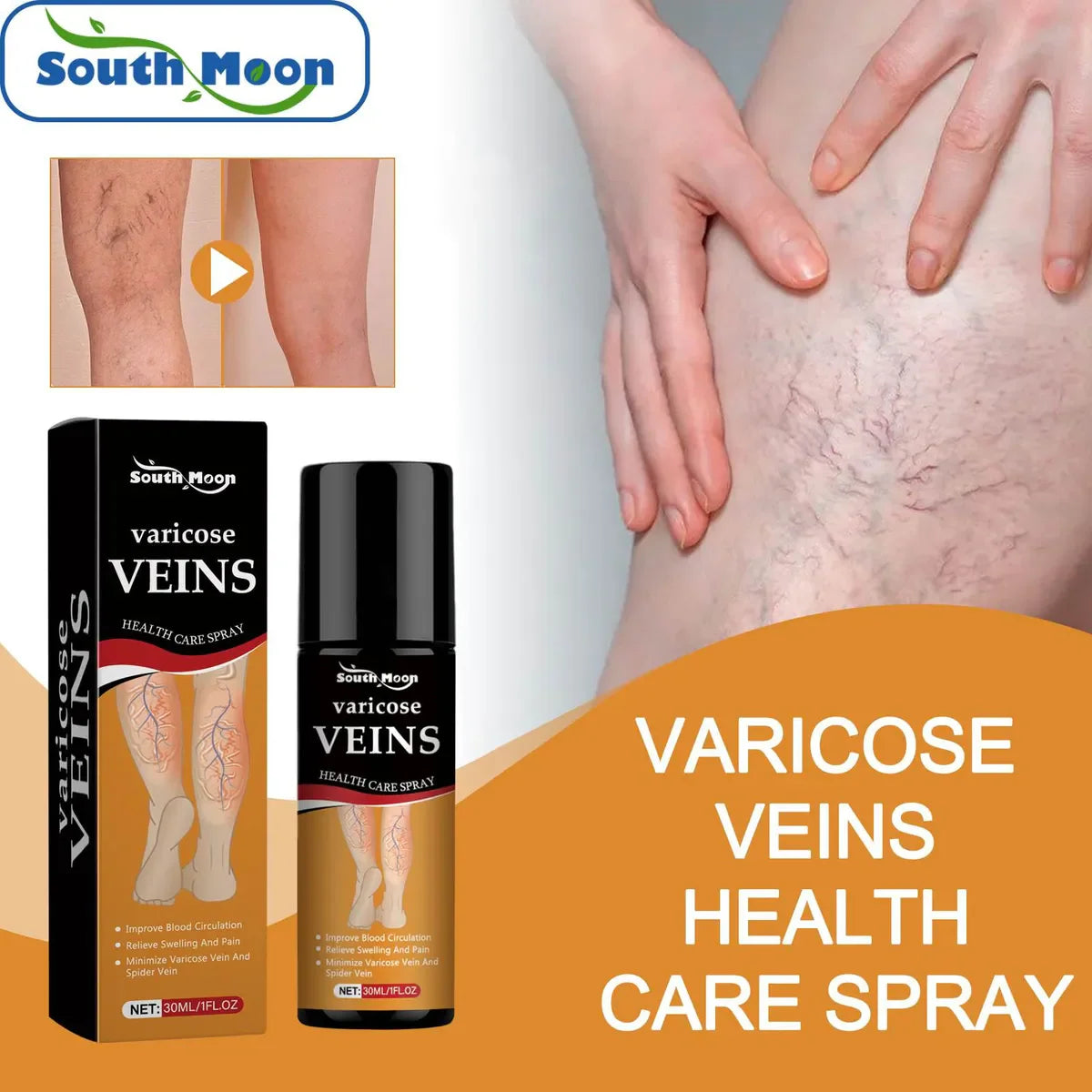 Bee Venom Spider Veins Spray 🔥 Buy 1 Get 1 Free 🔥